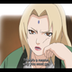 I get the impression that the Lady Hokage often makes this face whenever Naruto shows up to question her decisions.